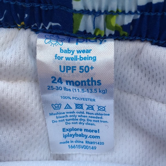 Iplay Boy’s Swim Trunks w/ Swim Diaper VIKINGS - Picture 3 of 5